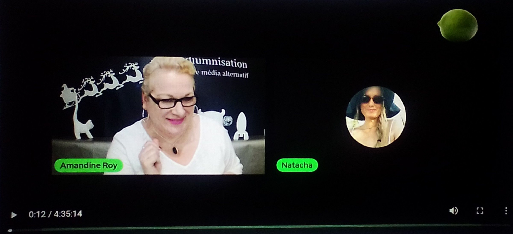 Képernyőkép Amandine Roy és natacha Rey videójából