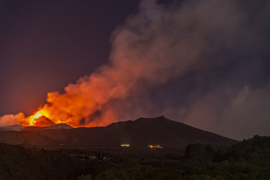Ismét kitört az Etna