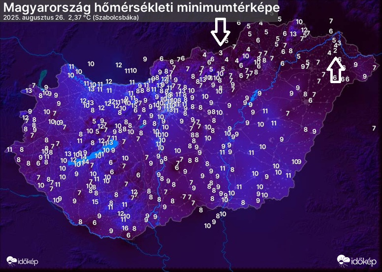 Majdnem megdőlt a hidegrekord