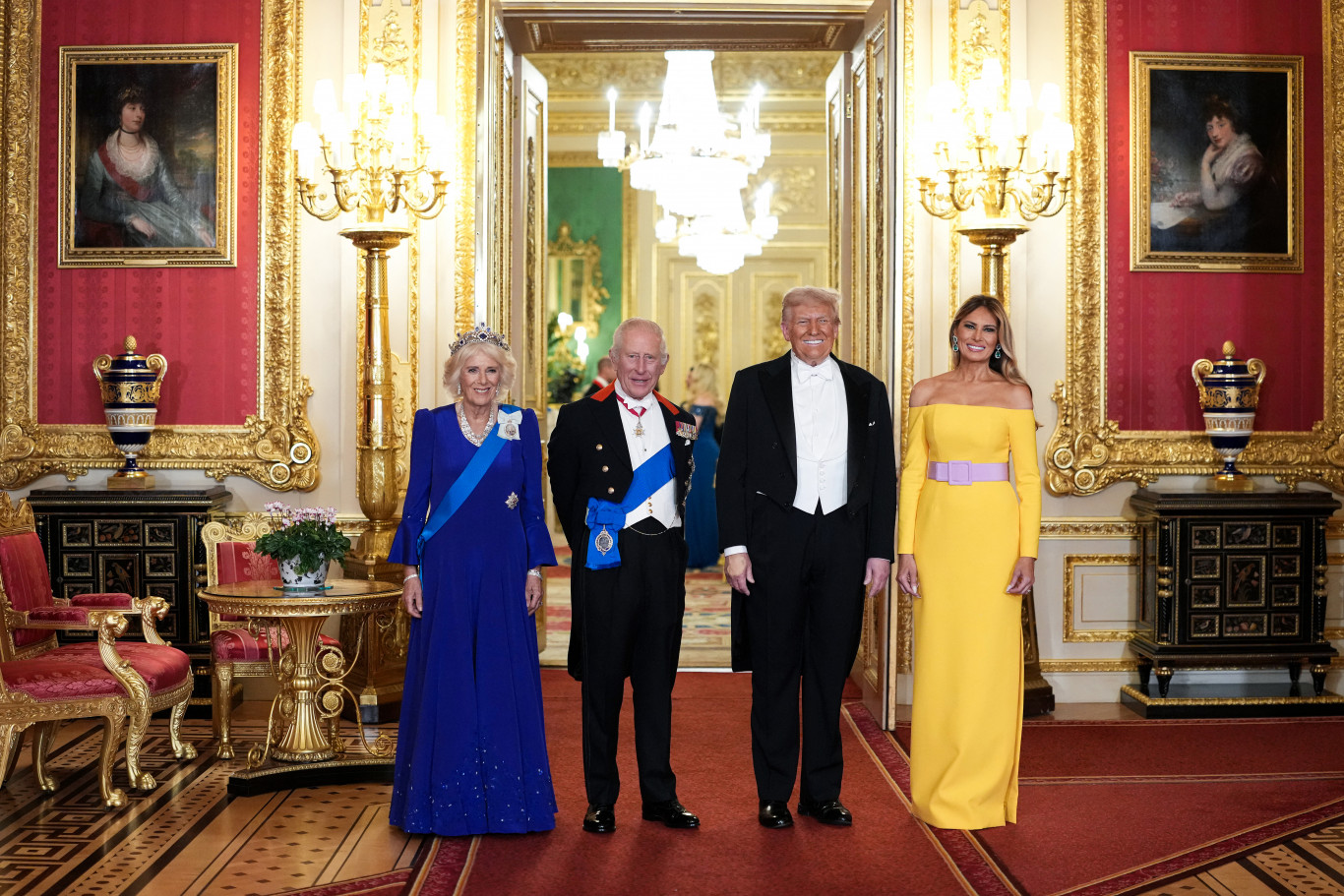 Károly király sem tartott nyilvános programot Trumppal