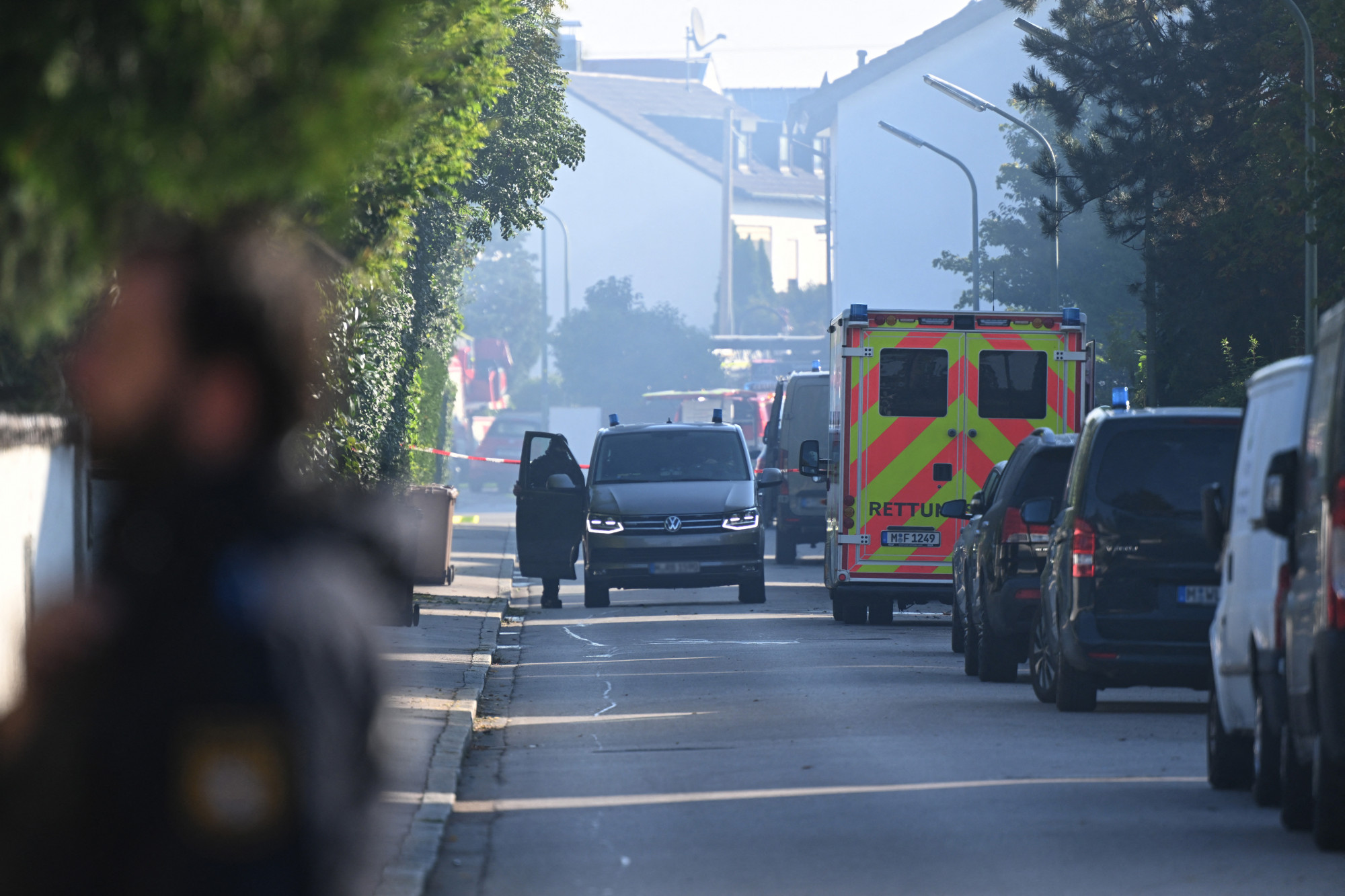 Robbanóanyagot találtak egy lángoló családi házban Münchenben