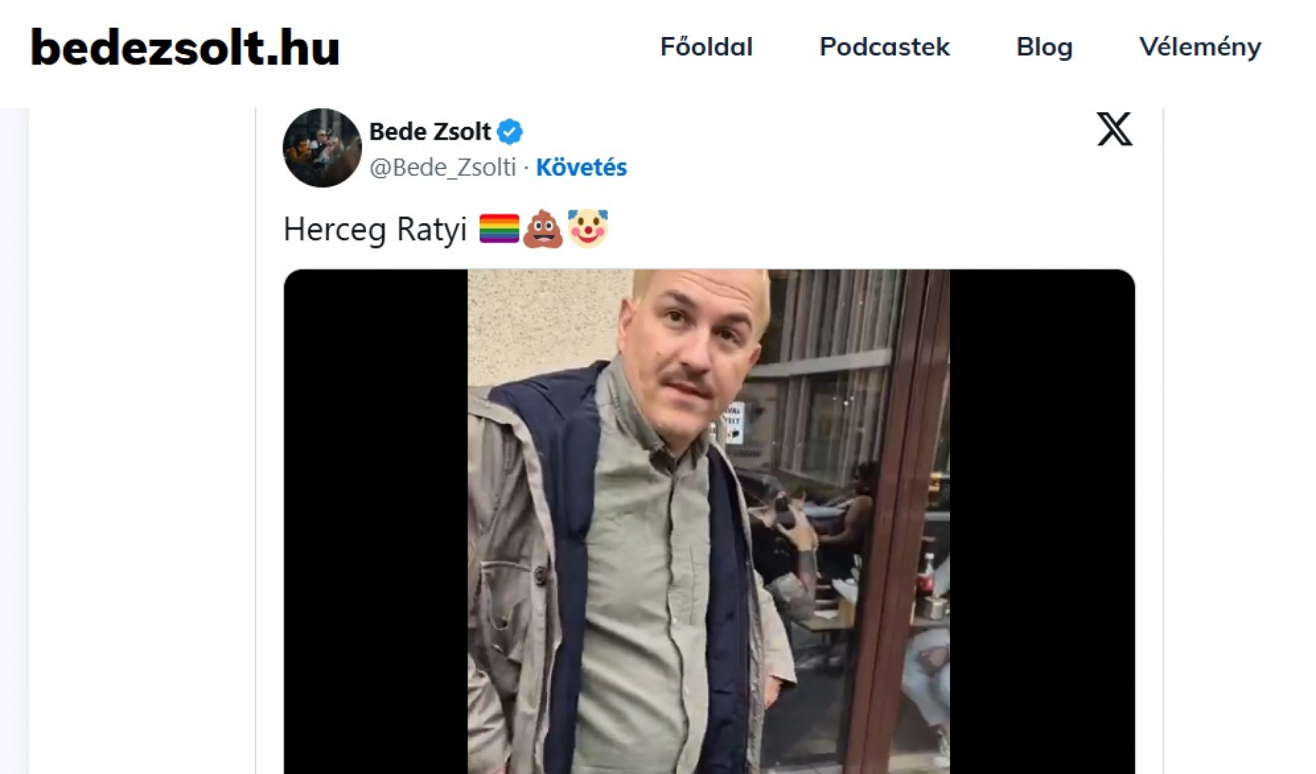A Kormányinfón megkérdeztem, mit keresett a náci Bede Zsolt a Digitális Polgári Körök arénashow-ján, erre egy órán belül odajött az utcán baszogatni