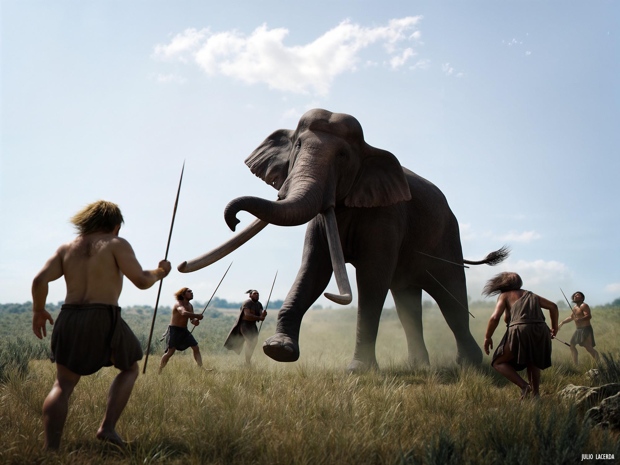 400 ezer éve elefántvadászok éltek a mai Róma területén