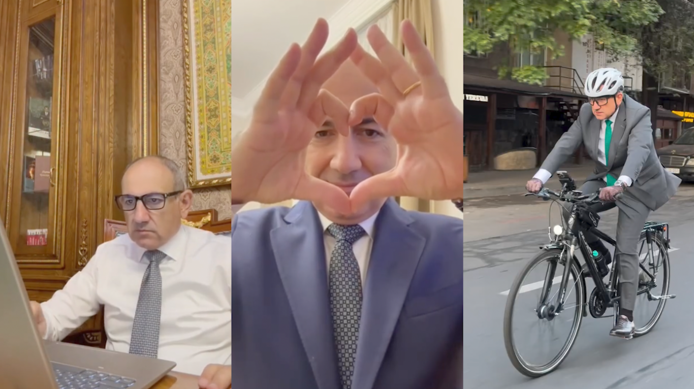Dobj el mindent, új videót posztolt az örmény miniszterelnök!!4!4!