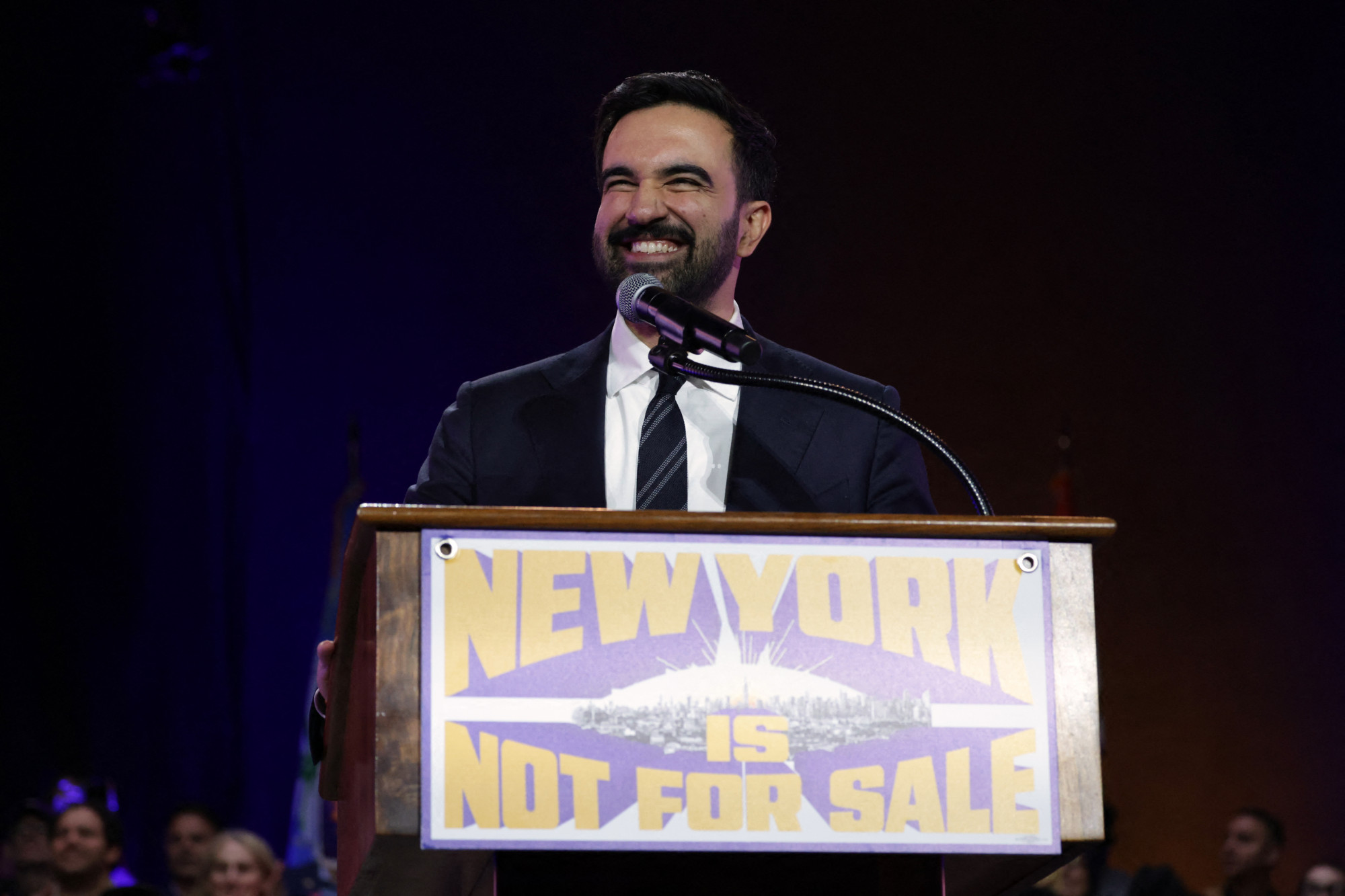 Keményen beszólt Trumpnak győzelmi beszédében New York új polgármestere