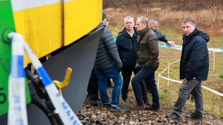 Robbantásos szabotázs volt a hétvégi vasúti incidens Lengyelországban