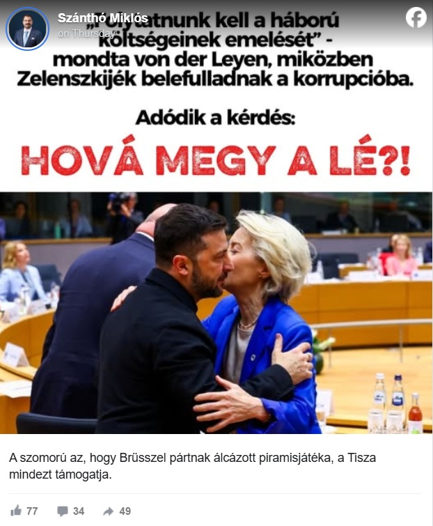 Szánthó Miklós / Facebook