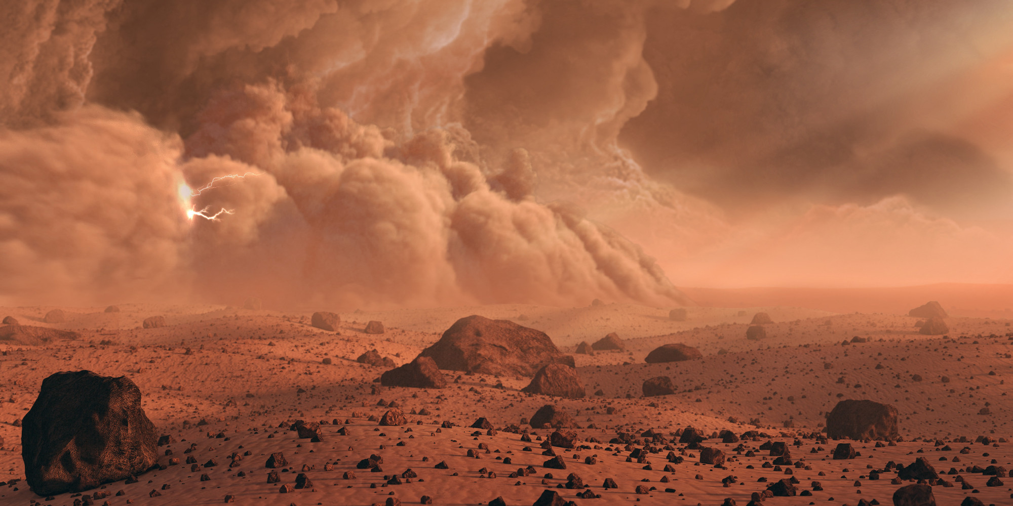 Először rögzítettek villámlást a Marson