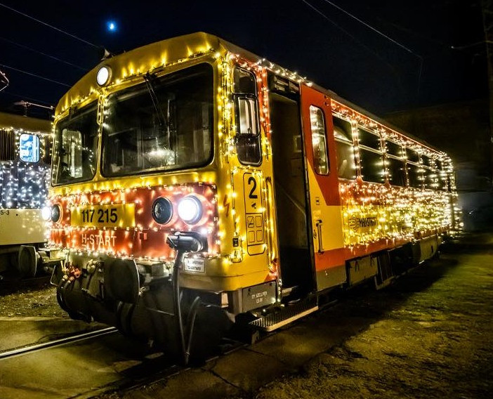 Meghibásodott a MÁV adventi fényvonata