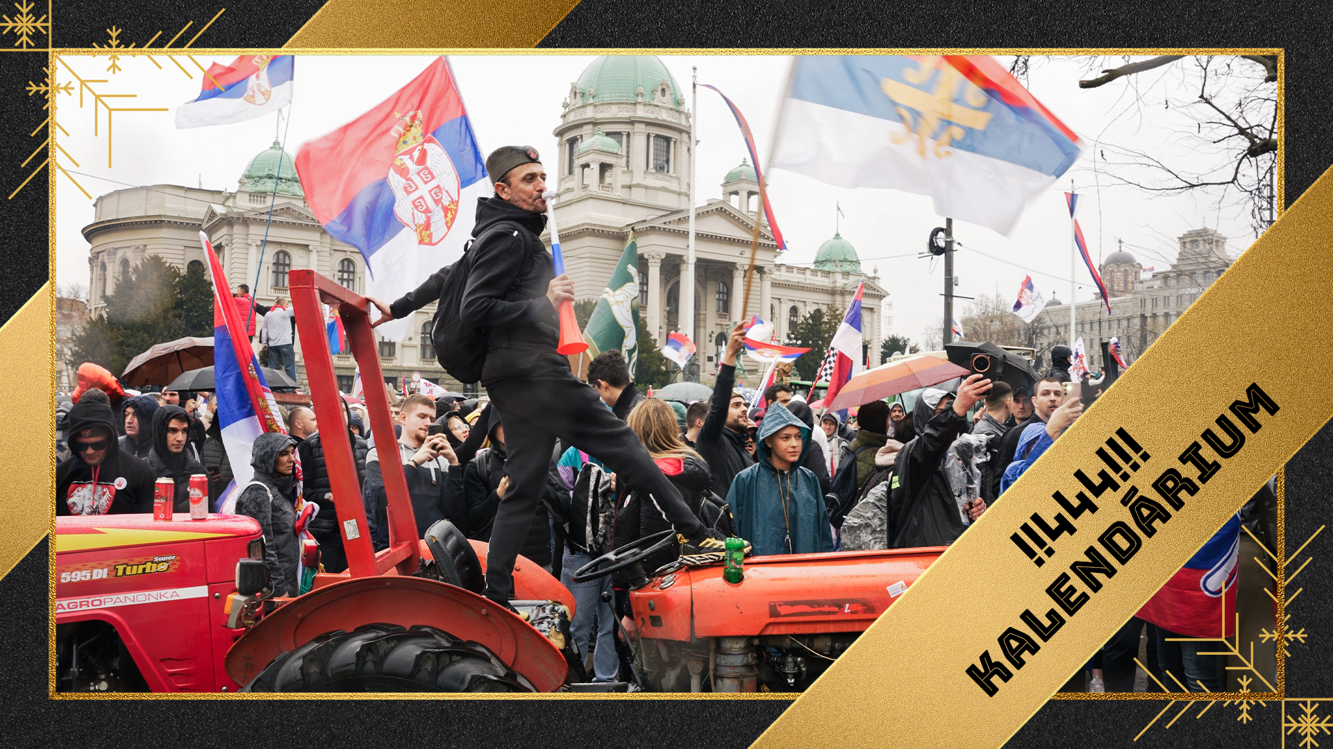 444 kalendárium #22: Helyszíni videóval jelentkeztünk a belgrádi óriástüntetés sűrűjéből