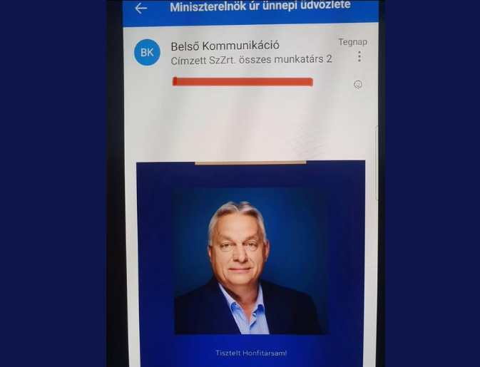 Hadházy: A Szerencsejáték Zrt. minden dolgozójának is kiküldték Orbán jókívánságait