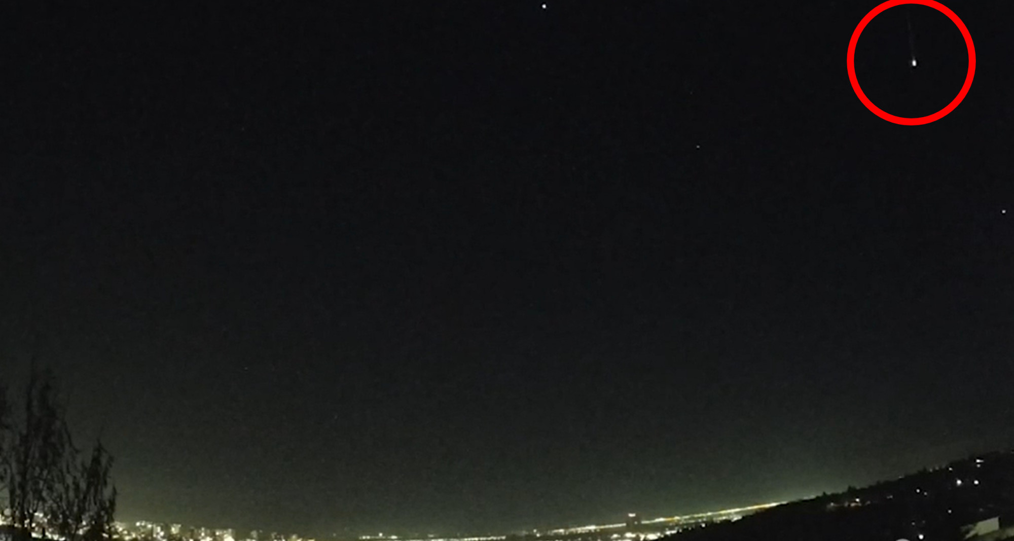 Karácsony este tűzgömb szállt el Miskolc felett