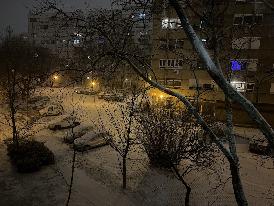 Leesett a hó Budapesten