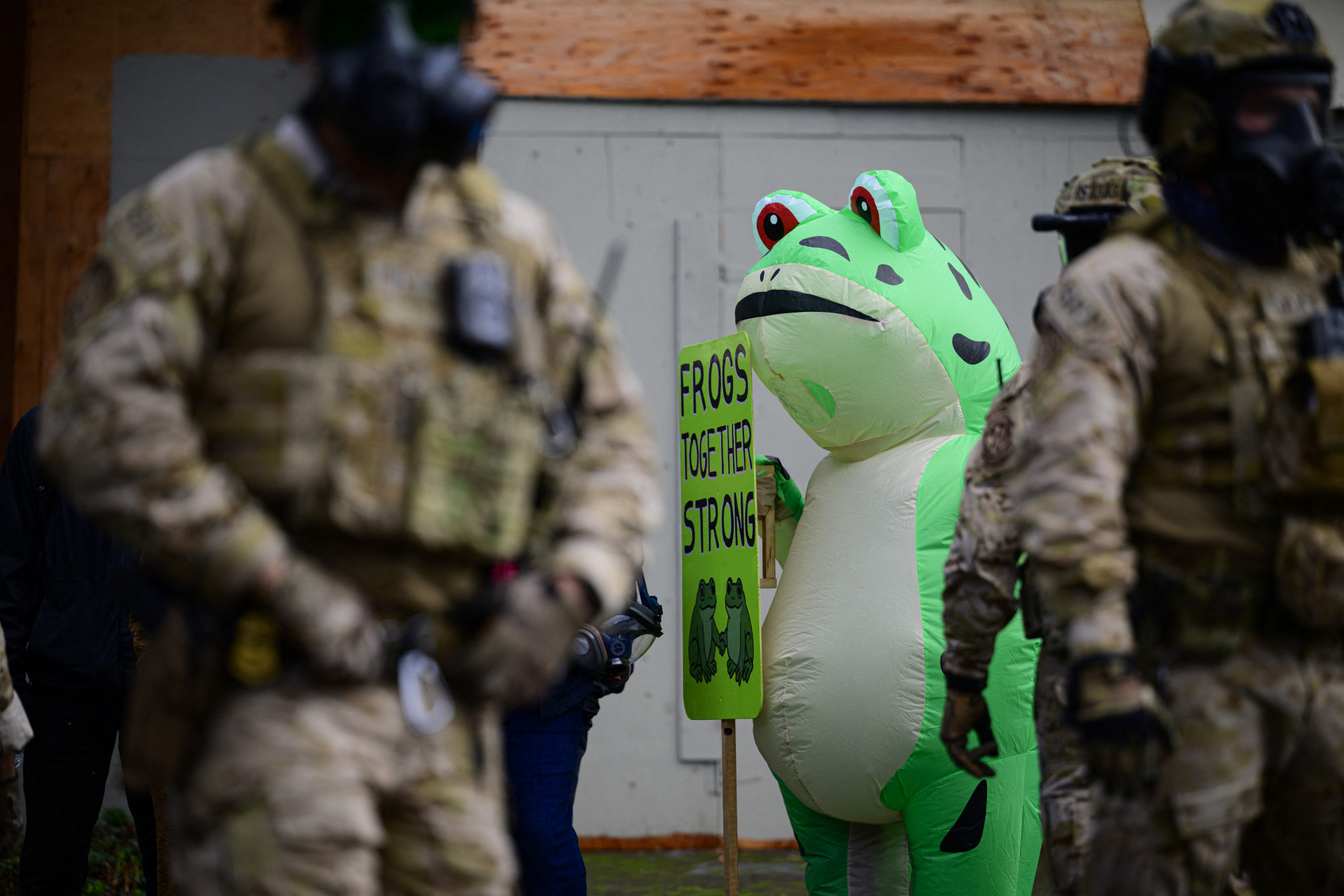 Békává változott egy amerikai rendőr