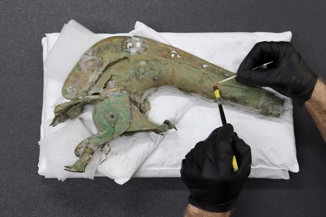 Hihetetlenül ritka kelta csatakürtre bukkantak Angliában