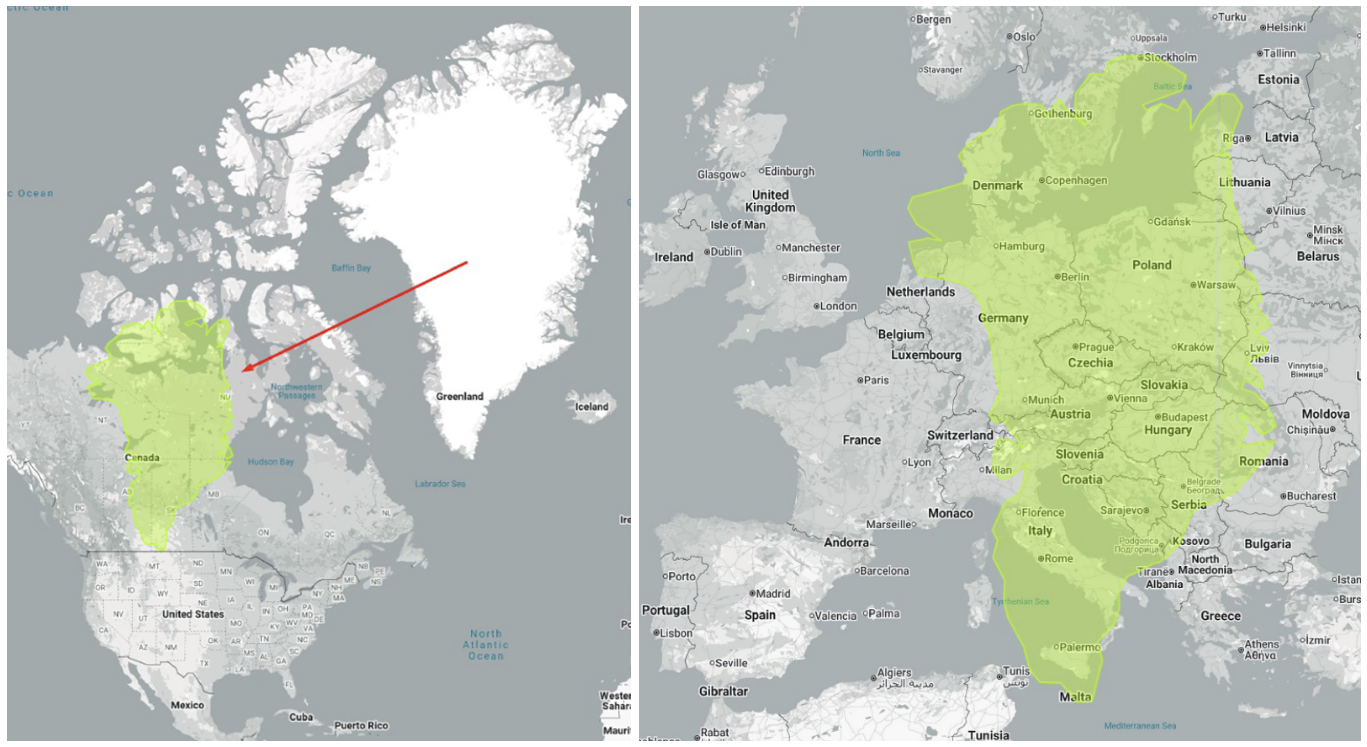 A térkép hazudik, de mekkora valójában Grönland?
