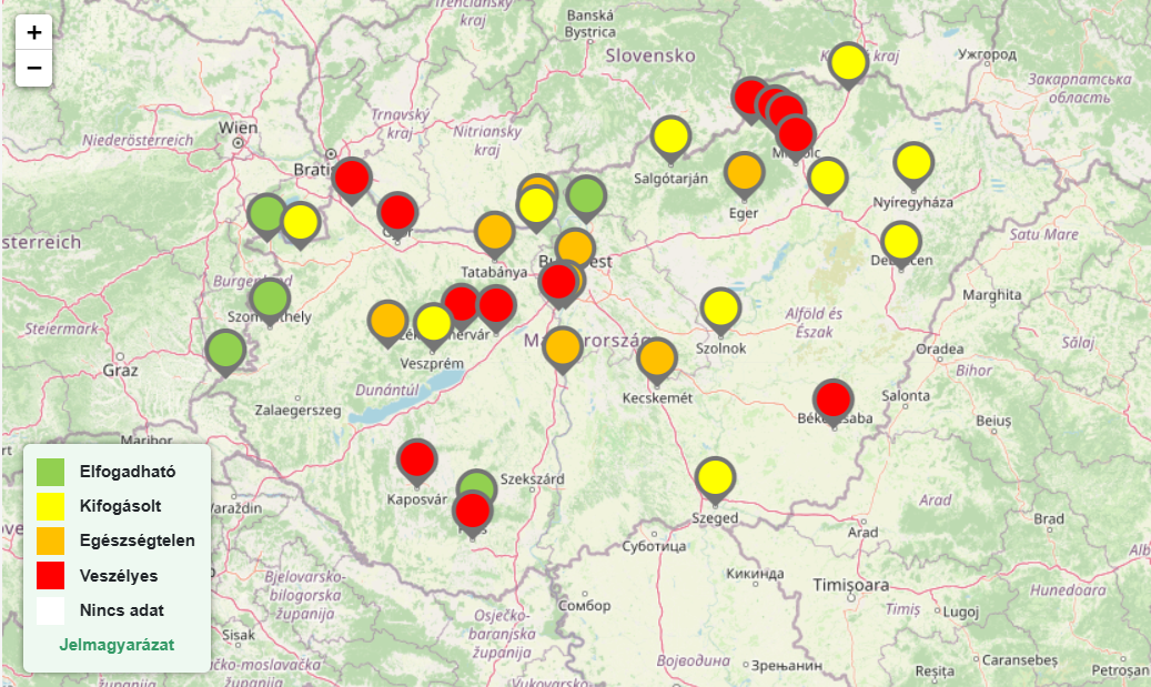 Egyre rosszabb a levegő minősége, Budapest levegője egészségtelen