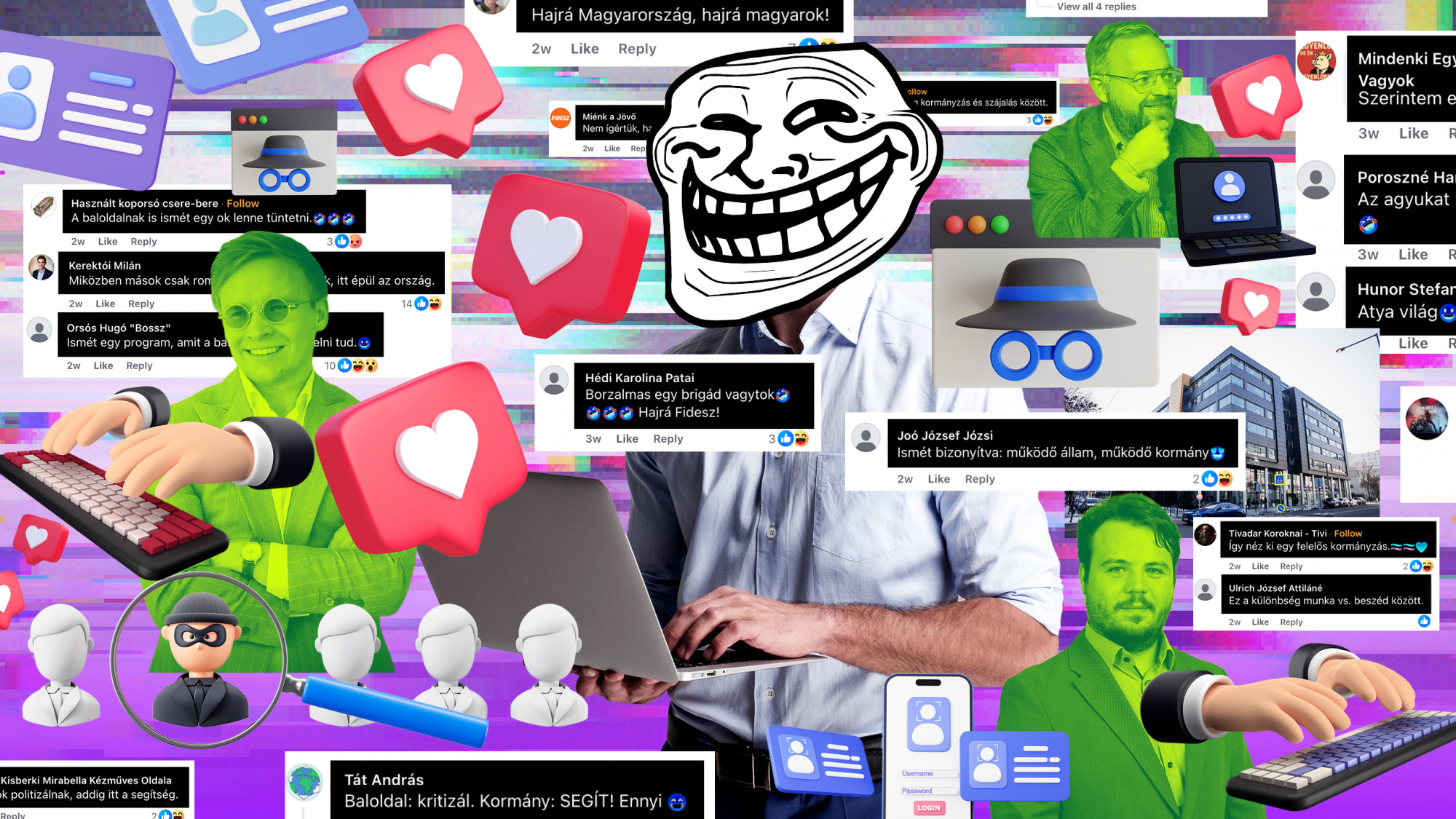 Megtaláltuk a trollfarmot, ahonnan álprofilok százával ontják a fideszes kommenteket a Facebookon