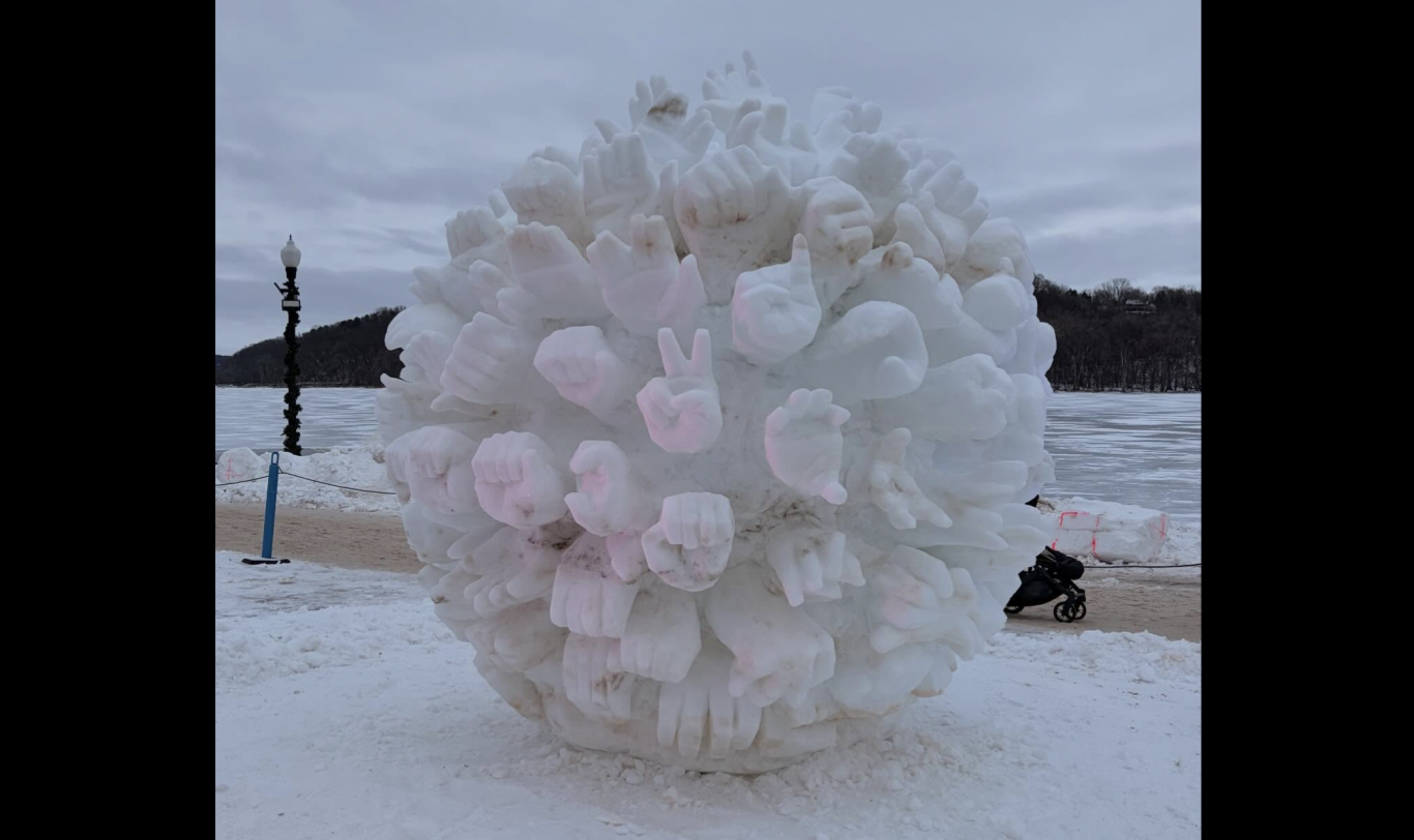 ICE-ellenes szobrot csinált az amerikai csapat a jégszobor-világbajnokságon, ezért kizárták őket