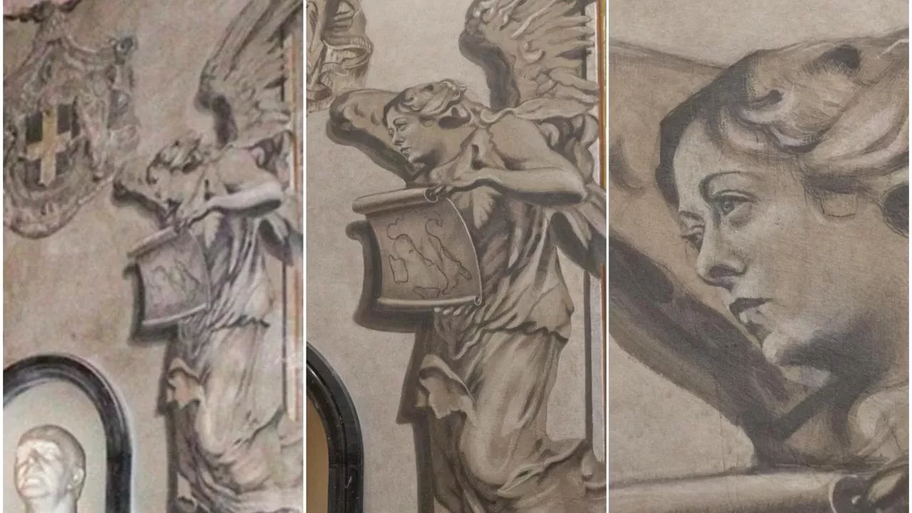 Meloni-arcúvá vált egy angyal egy római templomban