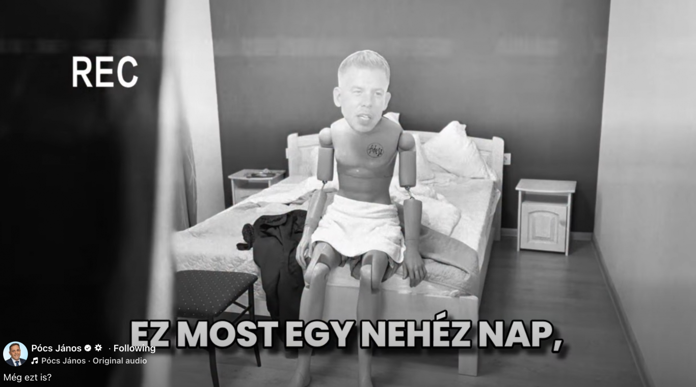 Pócs János „kisfilmet” forgatott arról, hogy szerinte mi is volt a „coming soonos” szobában, ő az első fideszes, aki beleállt ebbe a „történetbe”