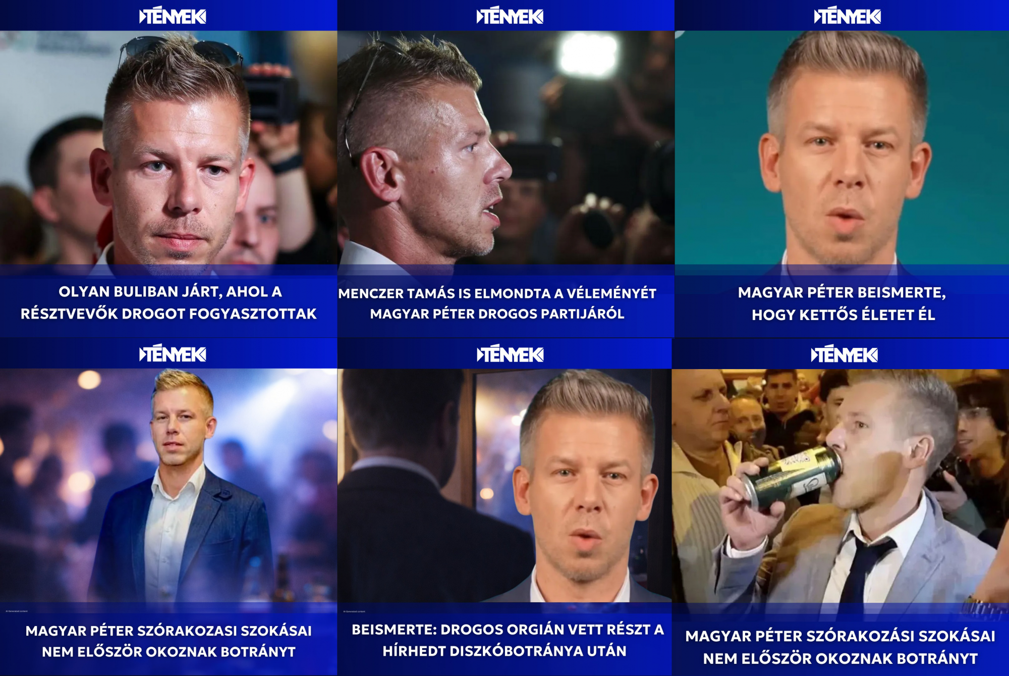 Kettős életű, hazug, és volt a buliban drog is - beindulóban a fideszes karaktergyilkosság a meglepetésszerű Magyar Péter- vallomás után