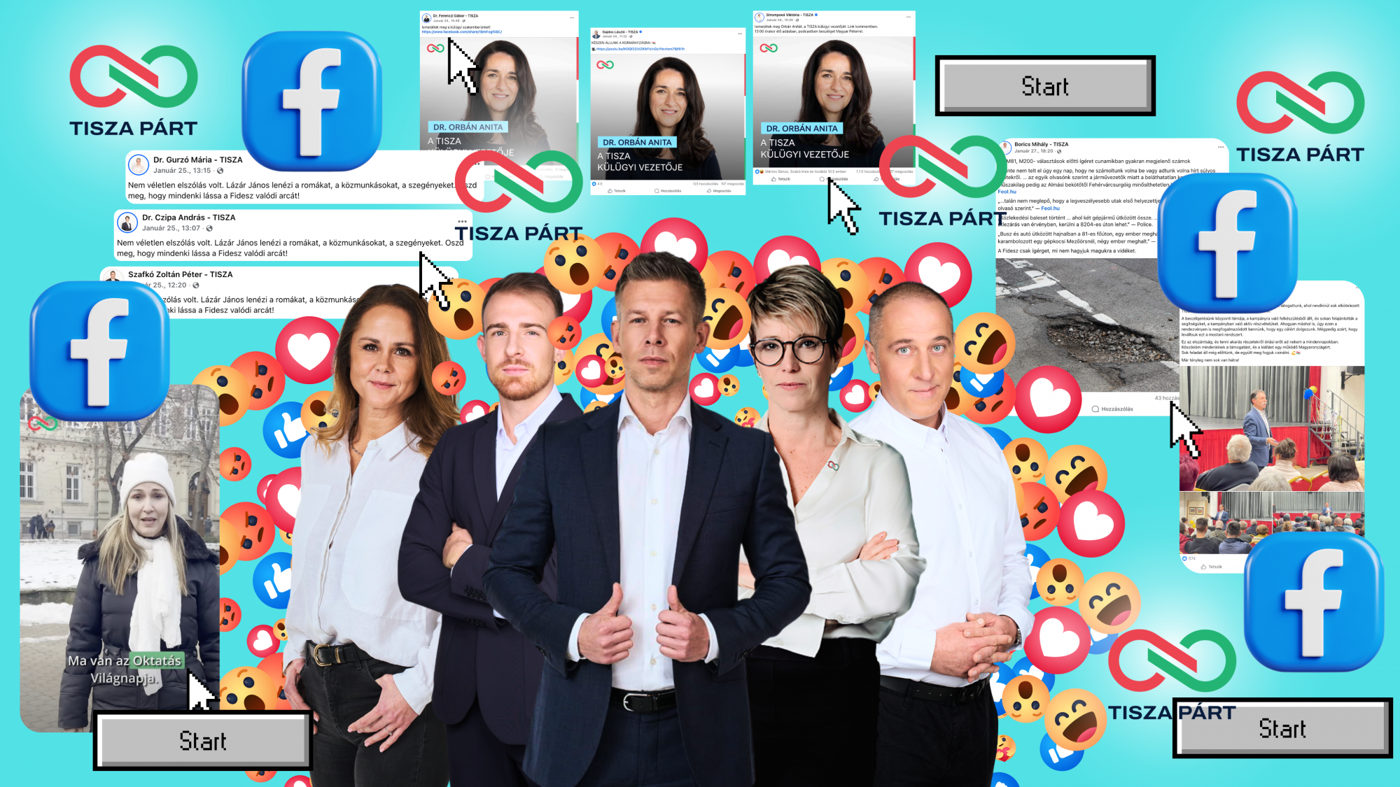 Lázárról mindenki ugyanúgy, a kátyúkról mindenki másképp: mennyire központosított a tiszás jelöltek kommunikációja?