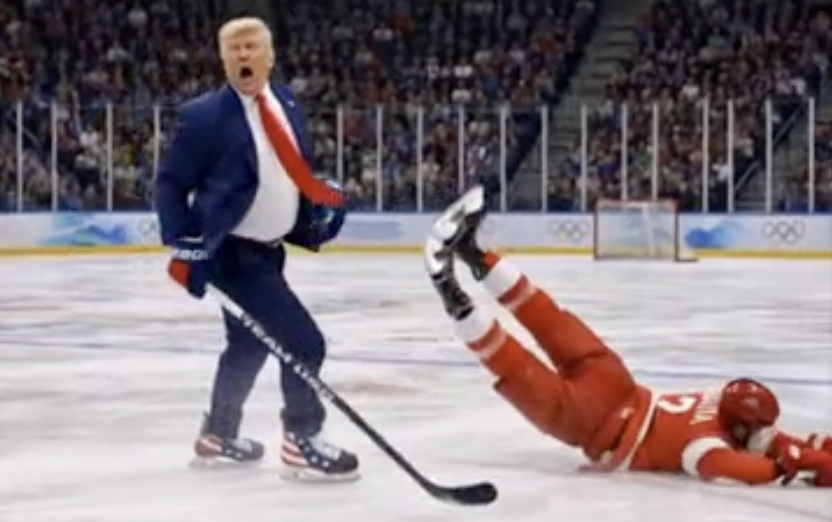 Donald Trump most az olimpiai hokitornát nyerette meg magával az Egyesült Államoknak