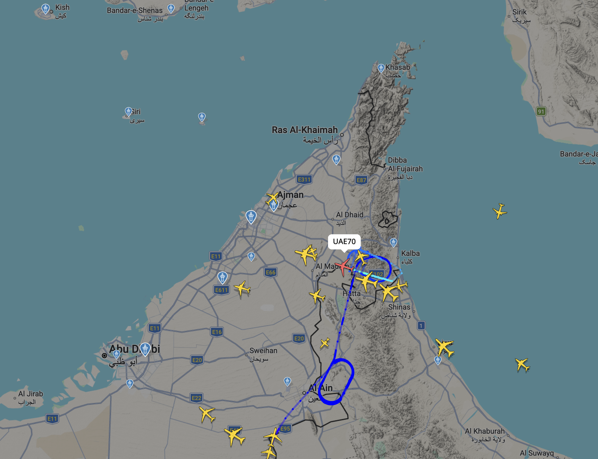 A dubaji repülőtér ideiglenesen felfüggesztette működését