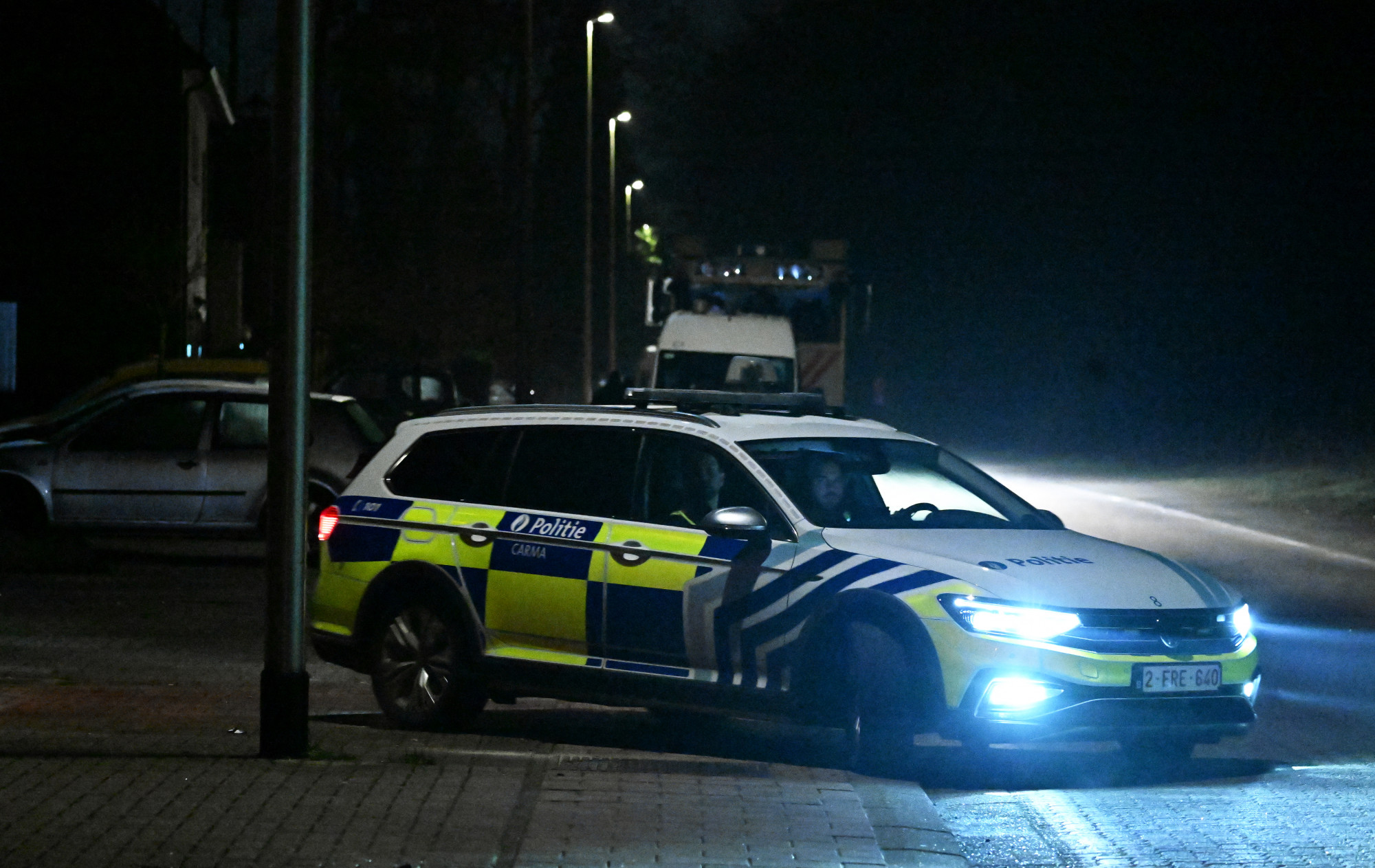 Robbanás Liege egyik zsinagógája előtt