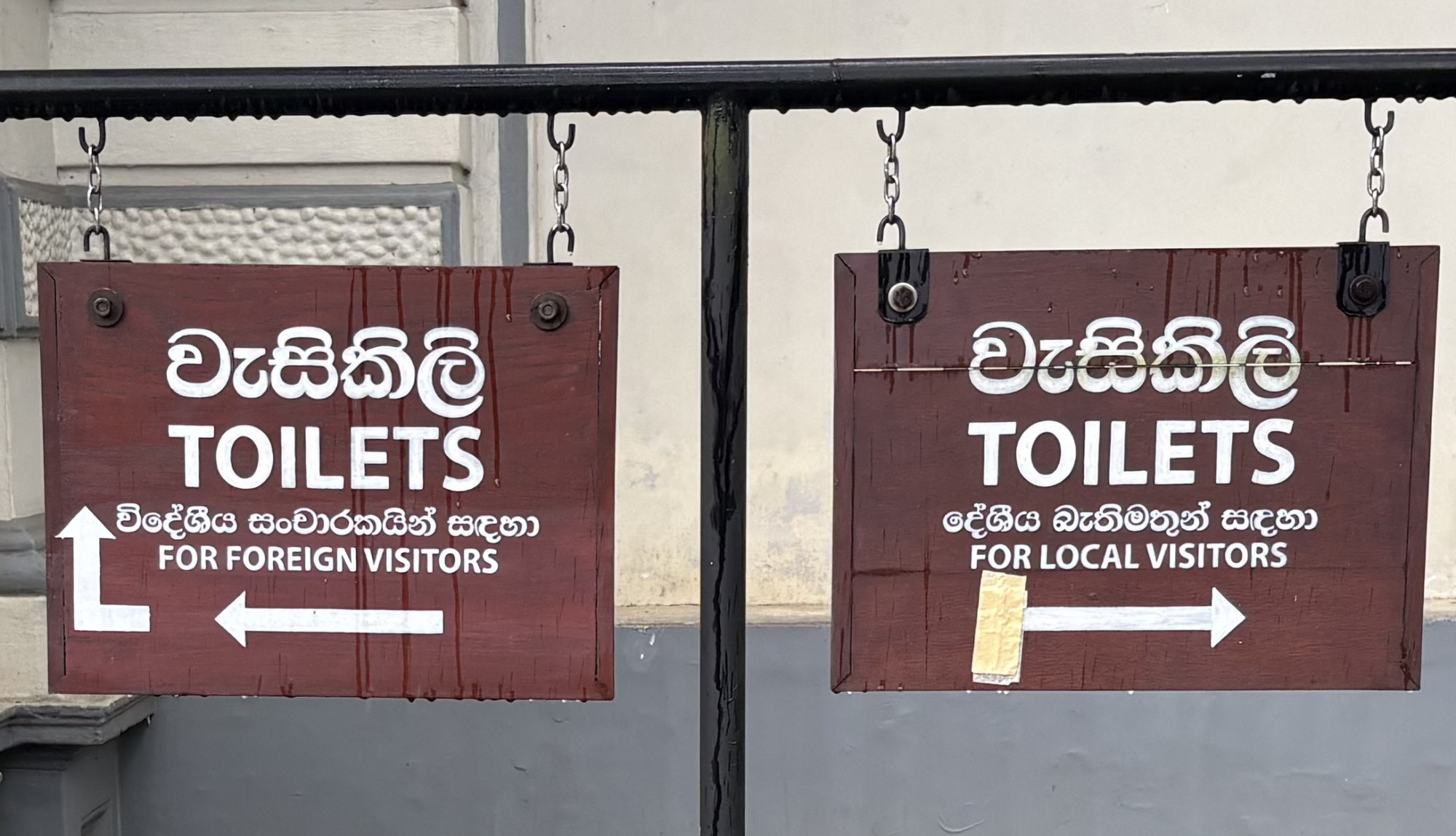 Turistavécé balra, helyi vécé jobbra: postcolonial hangover a trópusokon