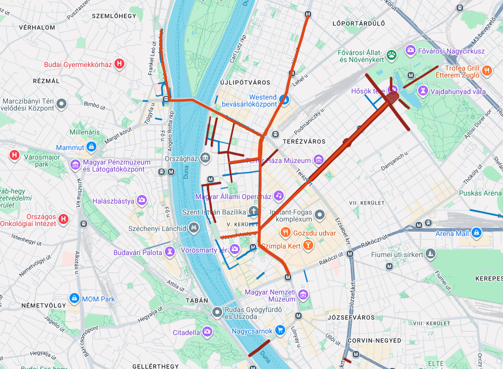 Több kerületben is lezárások lesznek március 15-én az ünnepi rendezvények miatt