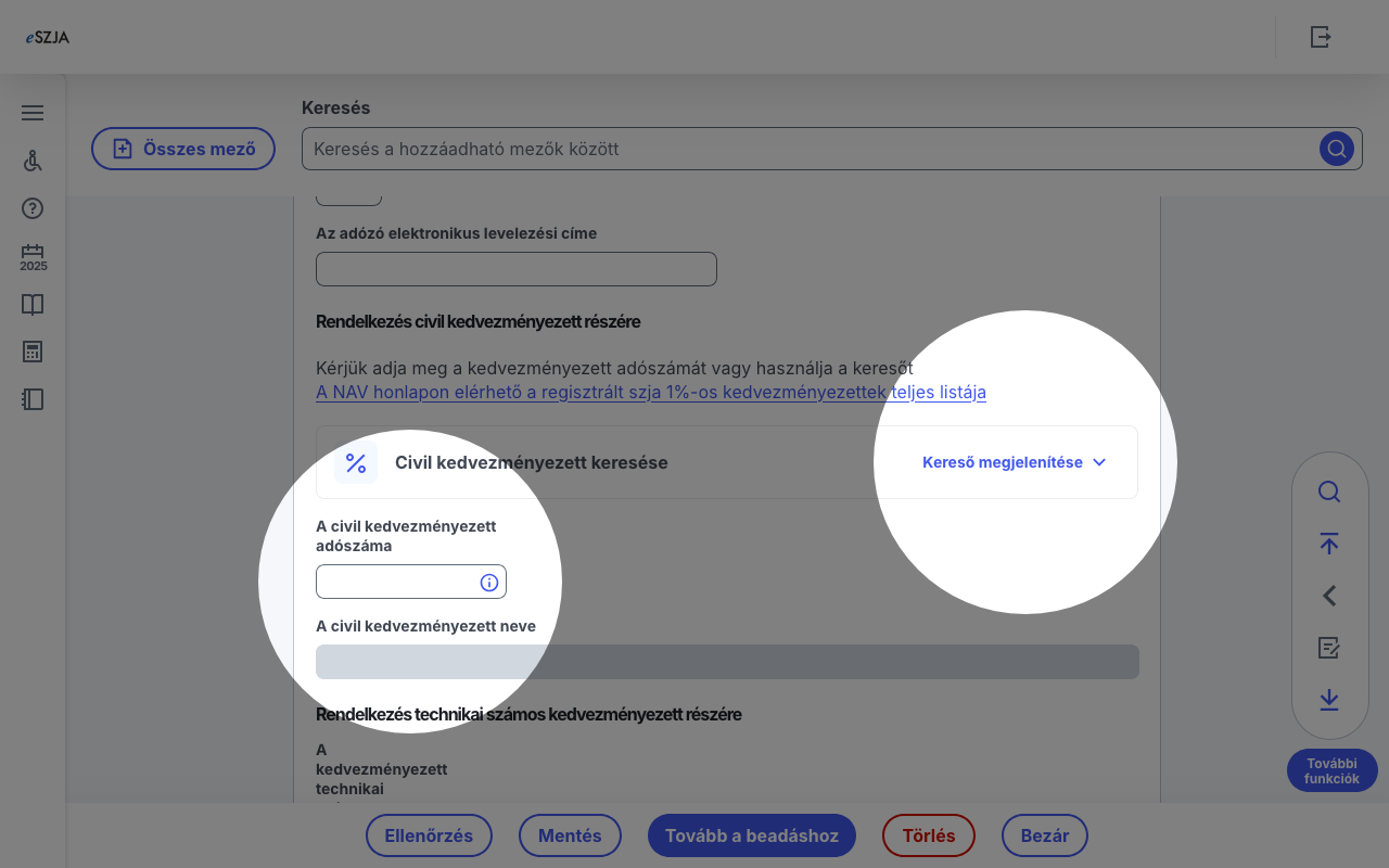 Jelentkezz be az eSZJA oldalon.