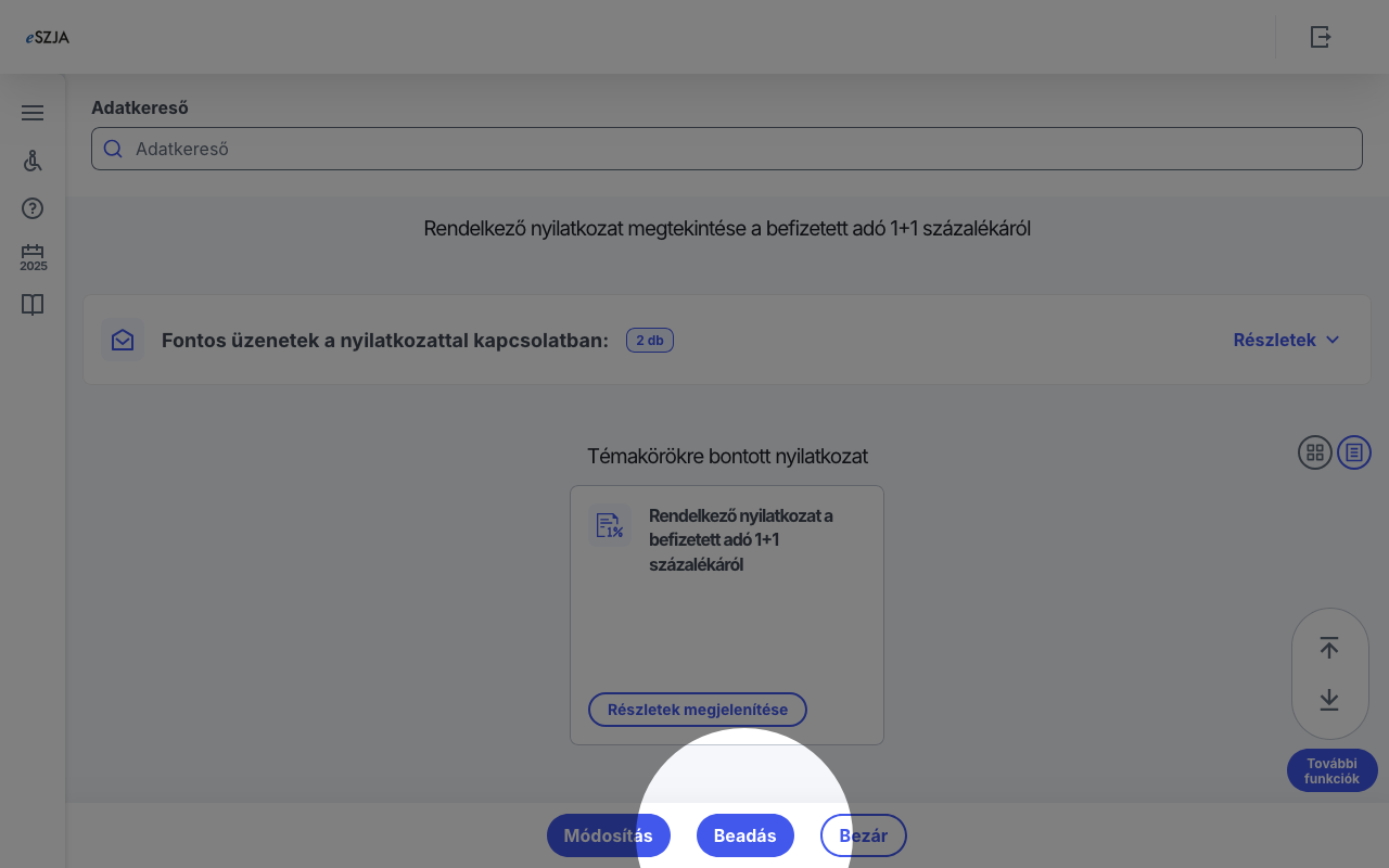 Jelentkezz be az eSZJA oldalon.