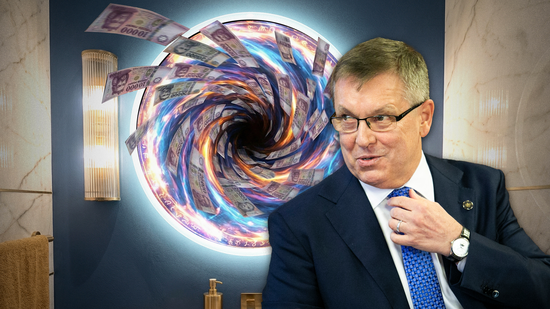 Újabb pofátlan tételek az MNB-felújításról: edénykészlet elhelyezése 42 ezerért, 21 milliós csillár és furcsa árazási technikák