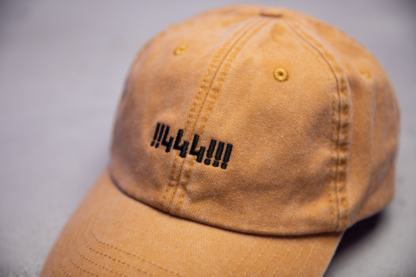 444 baseball sapka - mustársárga