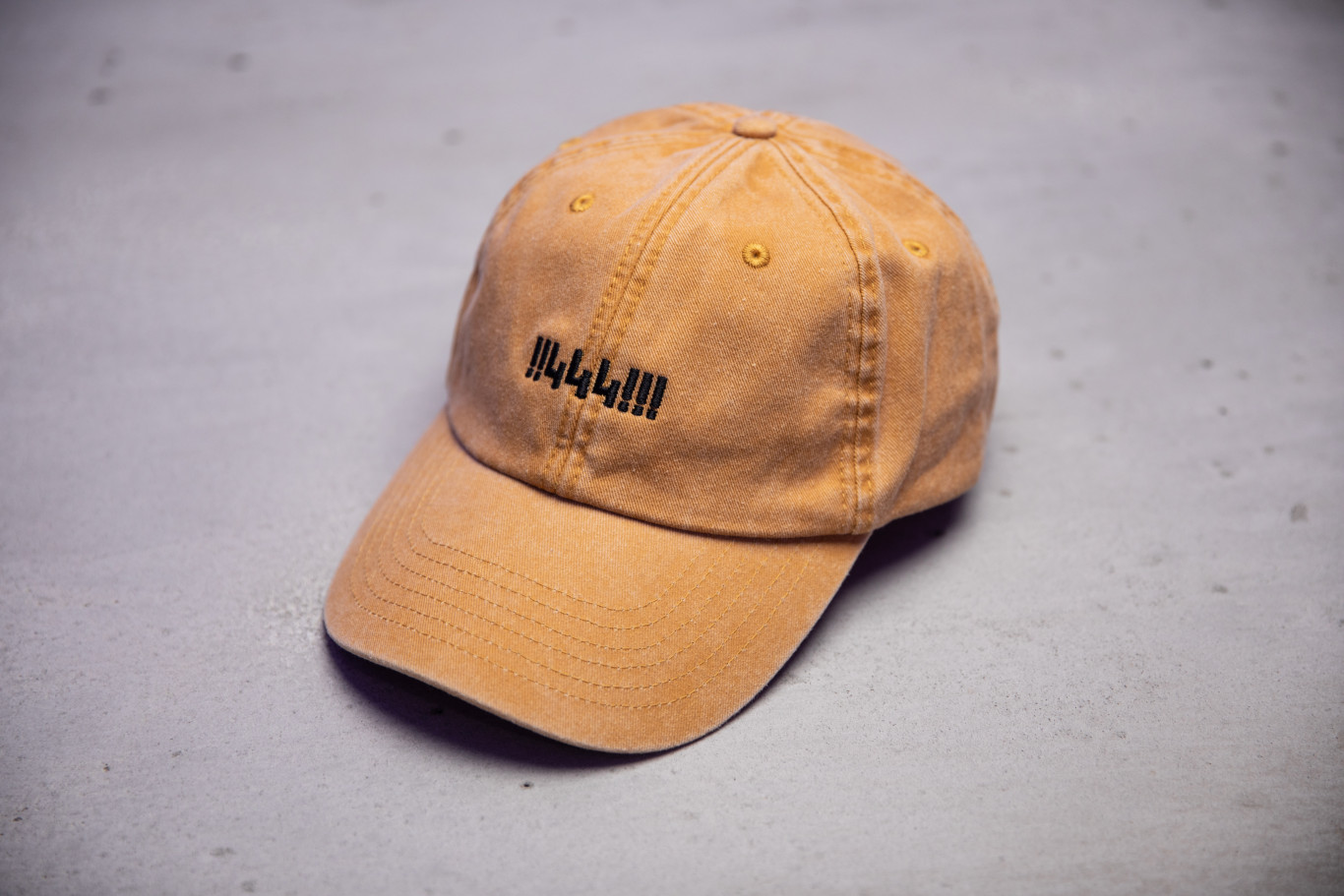 444 baseball sapka - mustársárga