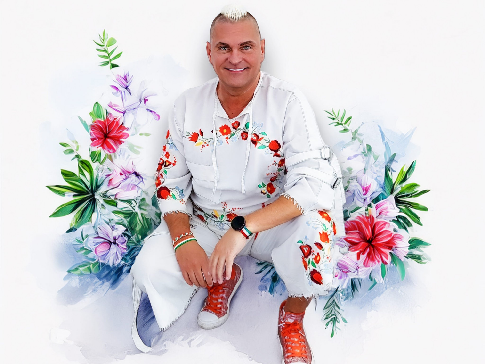 A Piros volt a paradicsom nem sárga zenésze már Szabó Bence előtt szalutál