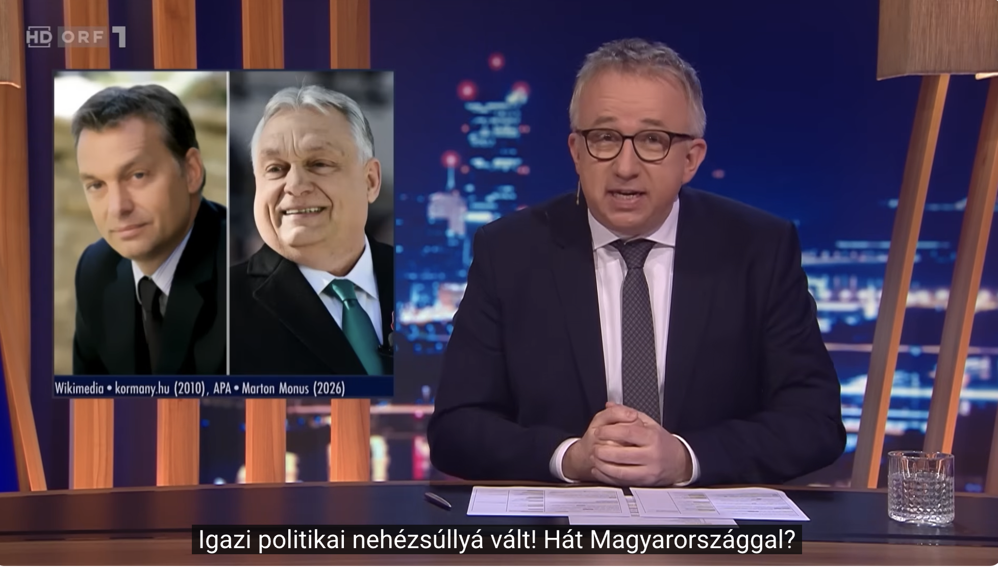 Már az osztrák tévében is Orbánon kacarásznak