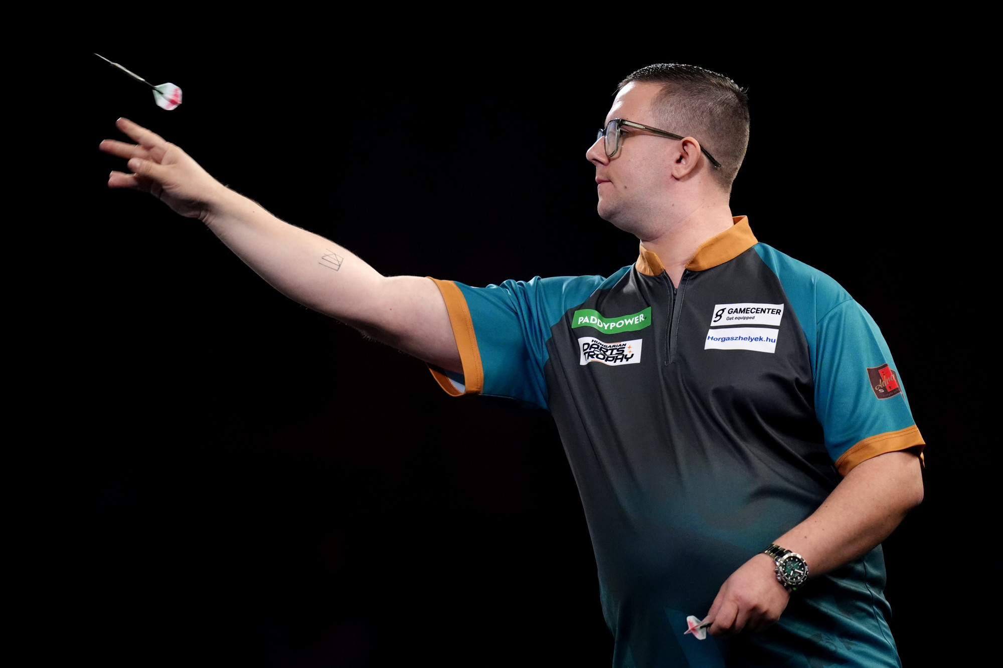 A dartsos Kovács Patrik első magyarként nyert meccset külföldön