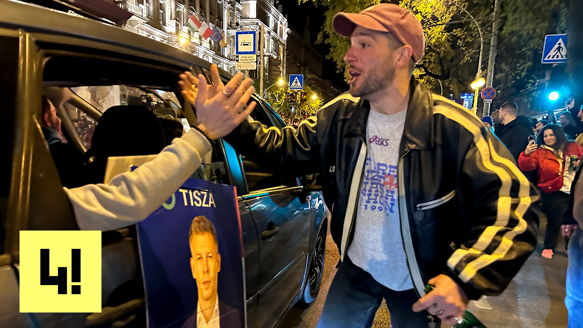 Eufória és népünnepély a Nagykörúton