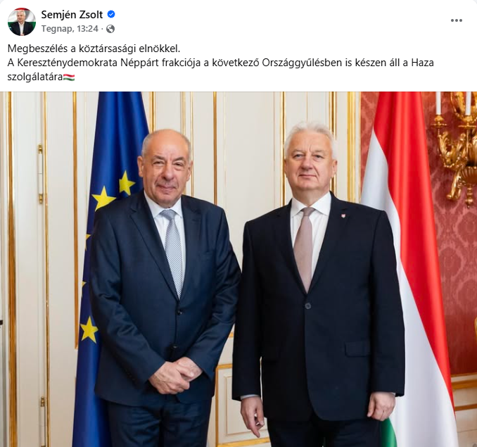 Mondd meg Semjén Zsolt Facebook-oldala alapján, hogy mi lett a választások eredménye