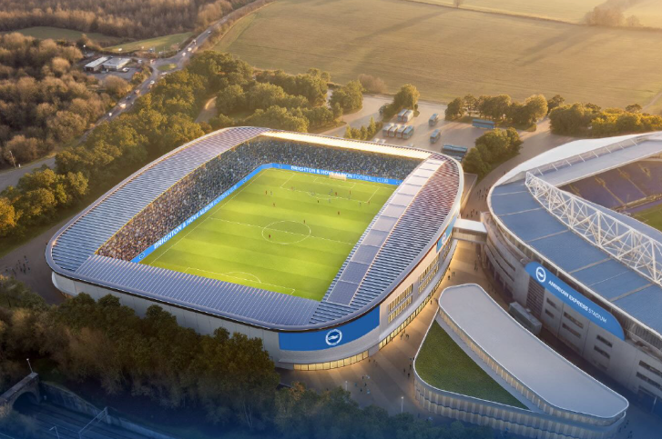 Brightonban lesz Európa első, csak a női focinak épített stadionját