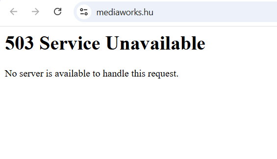 Meghekkelték a Mediaworks oldalát