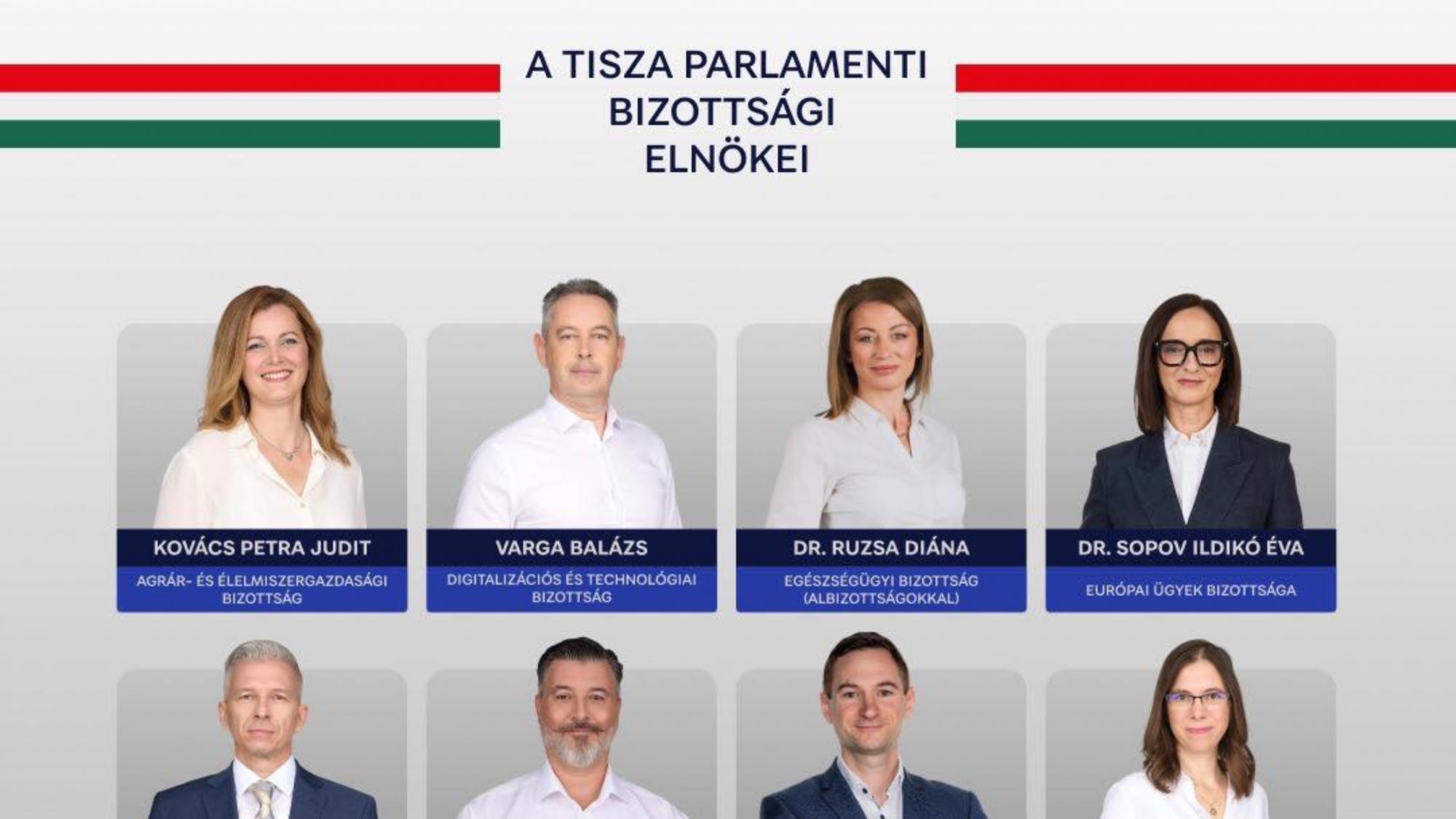 Bujdosó Andrea közzétette, kik lesznek a Tisza Párt parlamenti bizottsági elnökei