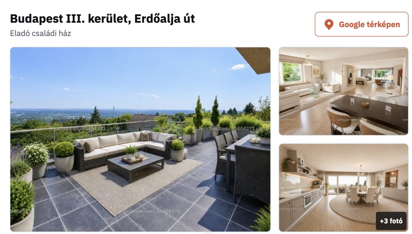 Eladó a börtön elől Izraelbe szökött Fürst György villája