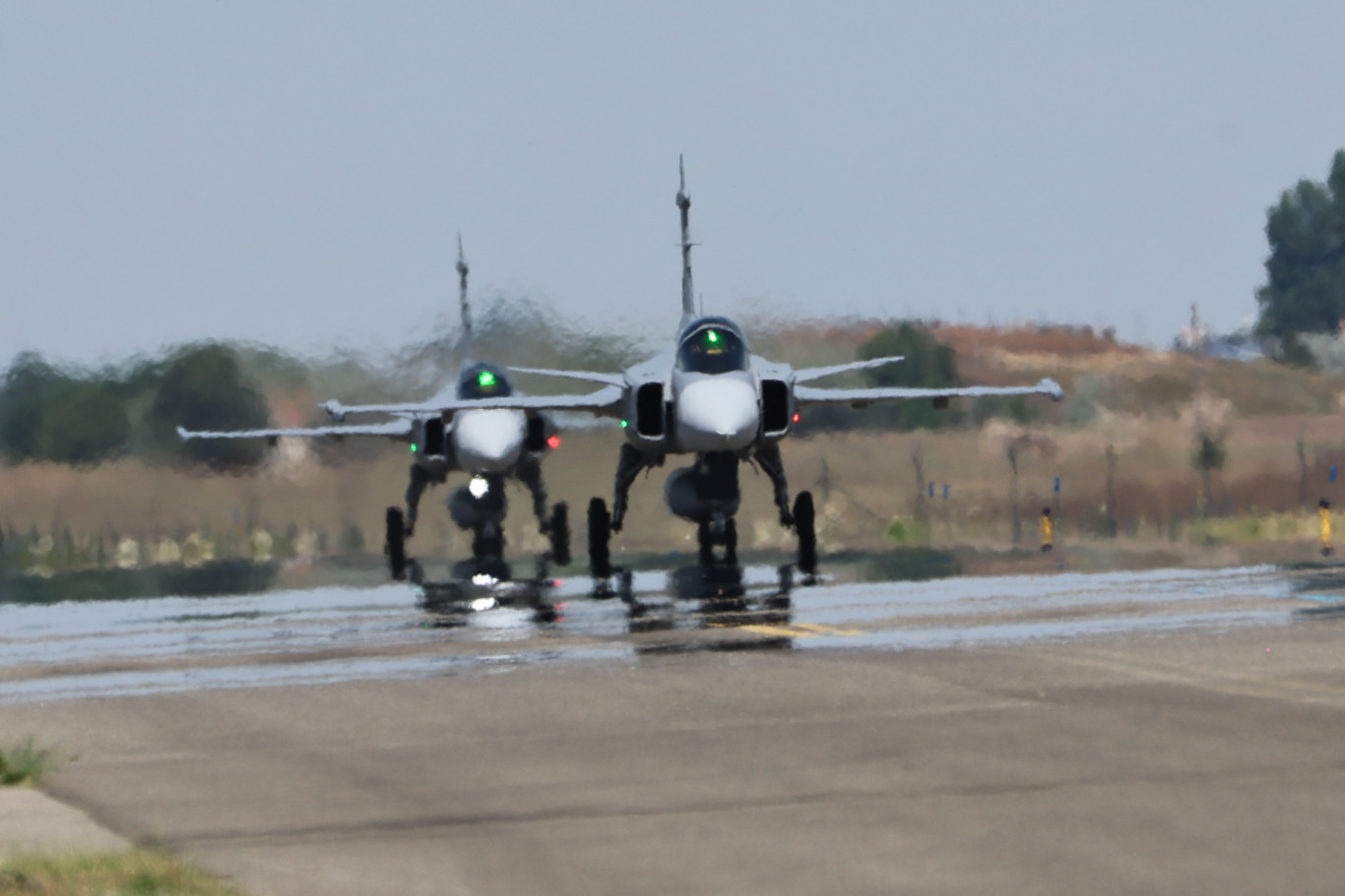 Kecskeméten megünnepelték azokat a Gripeneket, amelyekről a svéd NATO-csatlakozás halogatása idején állapodott meg az Orbán-kormány