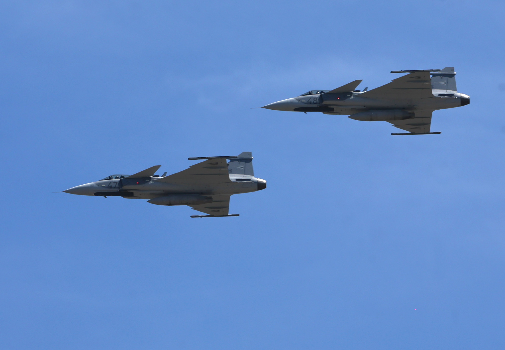 Kecskeméten megünnepelték azokat a Gripeneket, amelyekről a svéd NATO-csatlakozás halogatása idején állapodott meg az Orbán-kormány