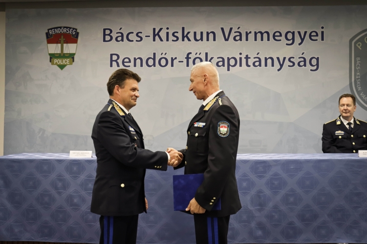 Új vezetőt kapott a Bács-Kiskun megyei rendőrség
