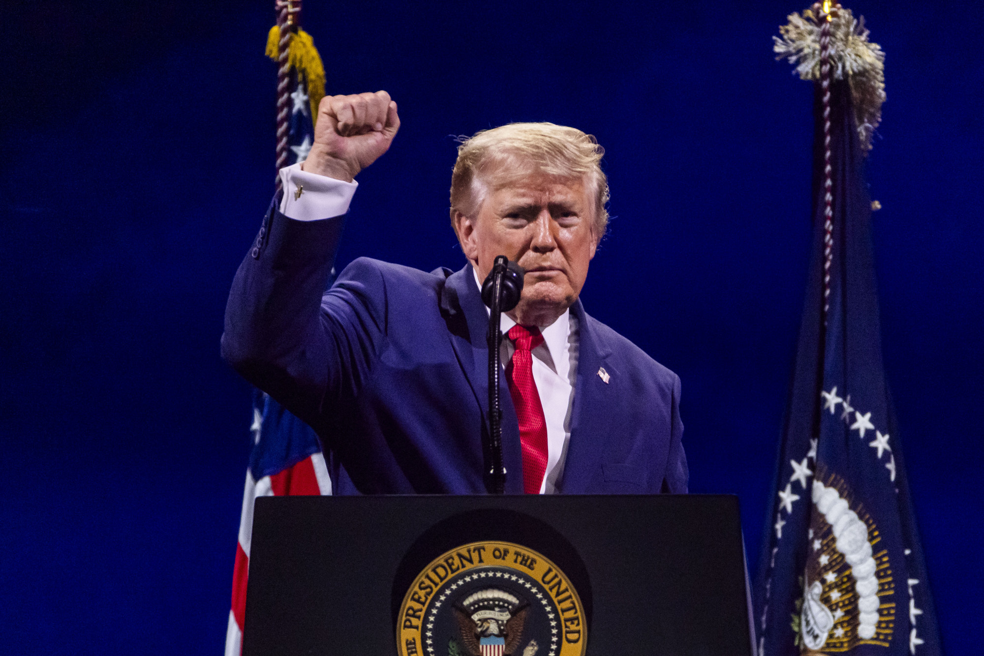 Trump ünnepi beszédében a kommunista veszélyről szónokolt